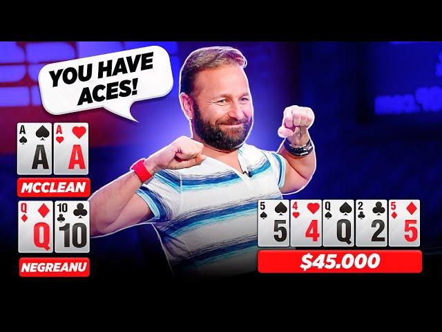 Top 5 Most Amazing Daniel Negreanu Poker Reads!