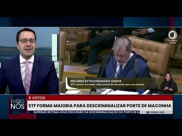 STF forma maioria para descriminalizar porte de maconha