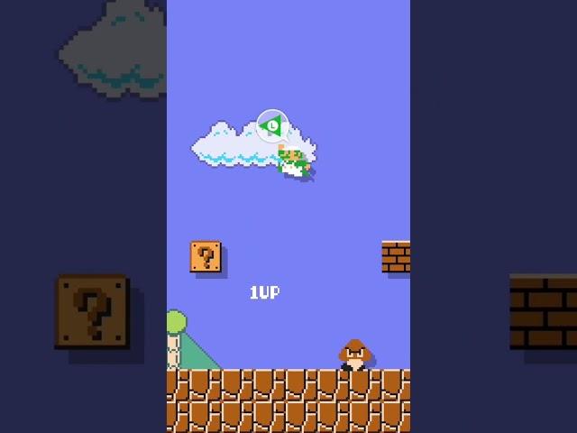 1-1, but the Floor is ILLEGAL! #short #shorts #mario #supermariomaker #supermariomaker2