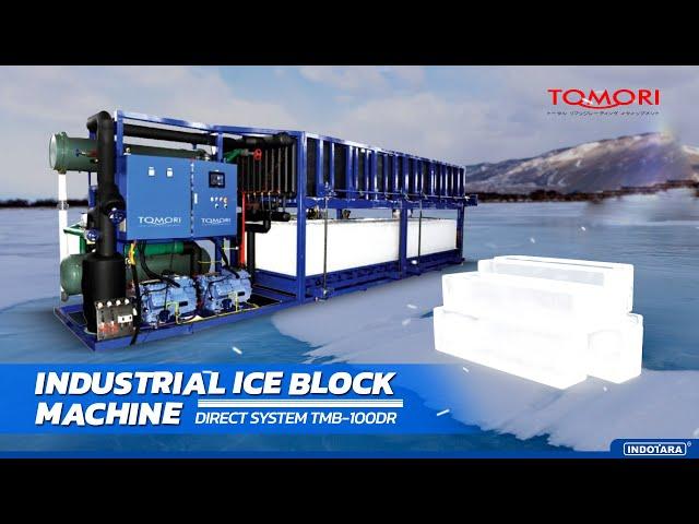 PRODUKSI 10 TON ES BALOK SEHARI PAKAI TOMORI INDUSTRIAL ICE BLOCK TMB-100DR