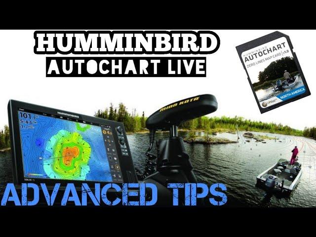 Humminbird AUTOCHART Live TIPS on the Water - Advanced Tutorial