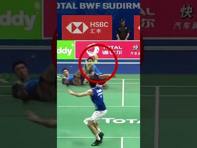 Terrifying badminton injury to the head - part 1 #badminton