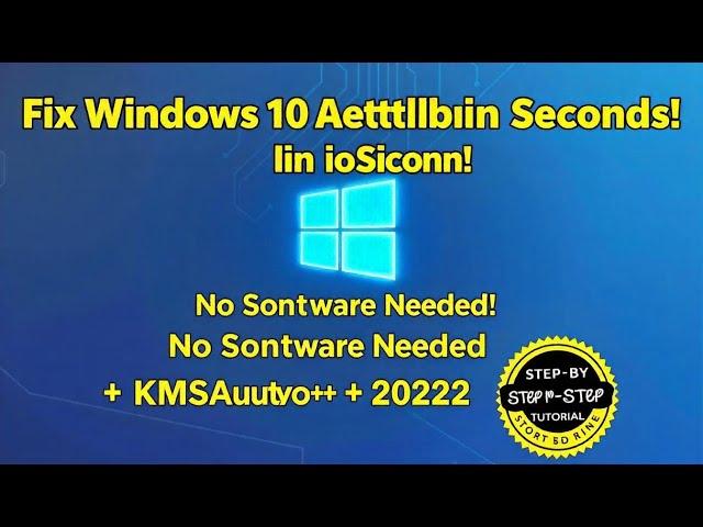 Fix Windows 10 Activation Issue Without Software or Add-ons in Seconds | KMSAuto++ 2024 PC