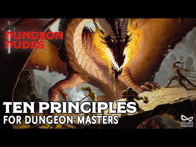 Ten Principles for Dungeon Masters in Dungeons and Dragons