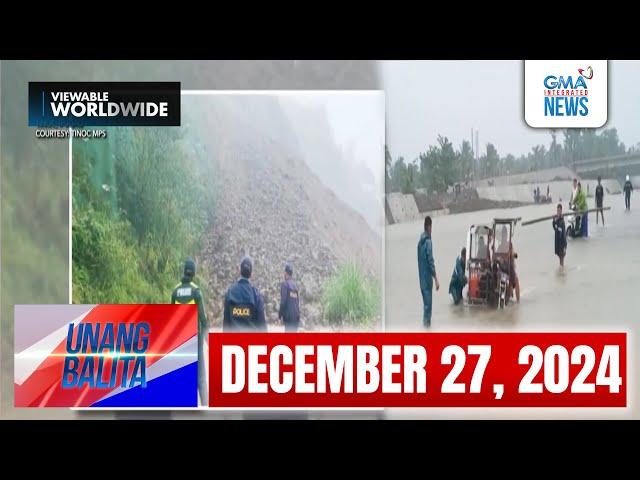 Unang Balita sa Unang Hirit: DECEMBER 27, 2024 [HD]