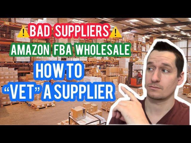 Vetting Wholesale Suppliers / Distributors For Amazon FBA - RED FLAGS Identify SAFE Suppliers (2024)