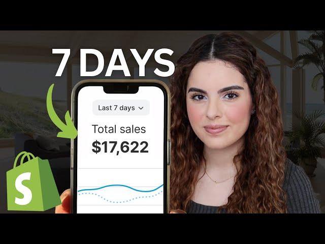 I Tried Dropshipping For One Week (With Only $100)