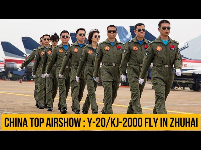 China top airshow : Y-20、KJ-2000 & Su-35 fly in Zhuhai Airshow