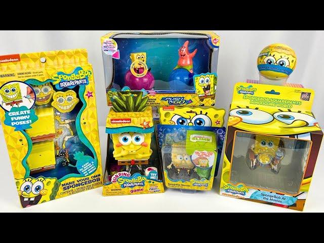 Spongebob SquarePants Collection Unboxing Review l Spongebob Slime Surprise & Burping Game