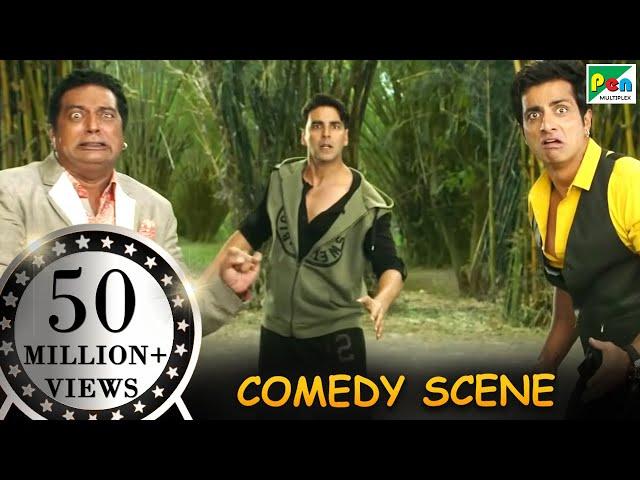 Dogs Fighting With Prakash Raj & Sonu Sood- Comedy Scenes | Entertainment | Hindi Film