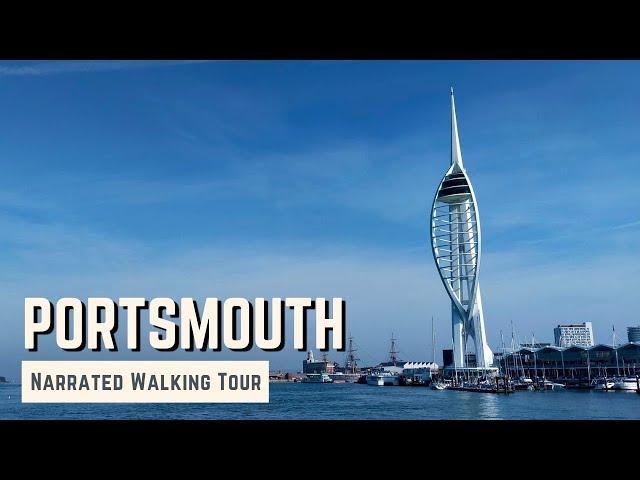 PORTSMOUTH | 4K Narrated Walking Tour | Let's Walk 2021