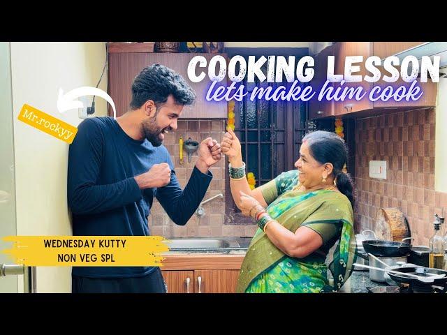 Teaching my son how to cook Ft. @Mrrockyy | Cooking lesson Ep-1 |#lattoskitchen