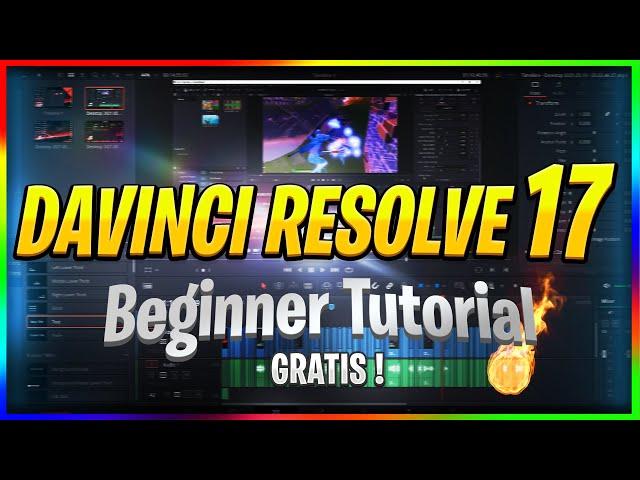 DAVINCI RESOLVE 17 Tutorial Deutsch für BEGINNER