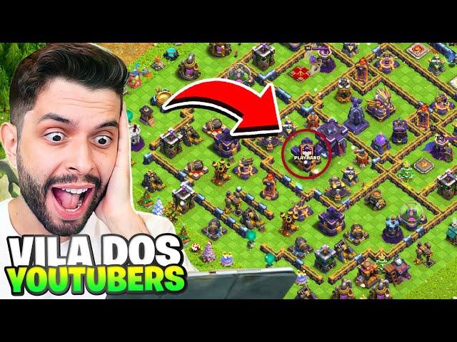 ELES AINDA JOGAM EM 2024!? VISITEI A VILA DOS YOUTUBERS QUE NÃO GRAVAM MAIS CLASH OF CLANS!!