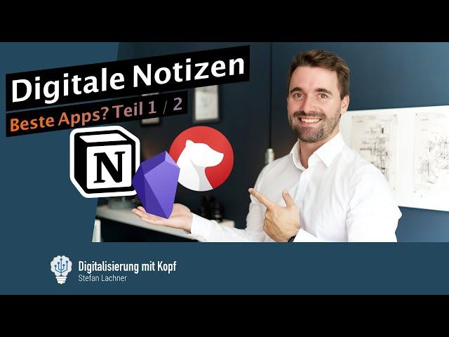 Notizen von unterwegs: Die besten Notizen-Apps im Vergleich (Teil 1) Obsidian, Notion, Bear