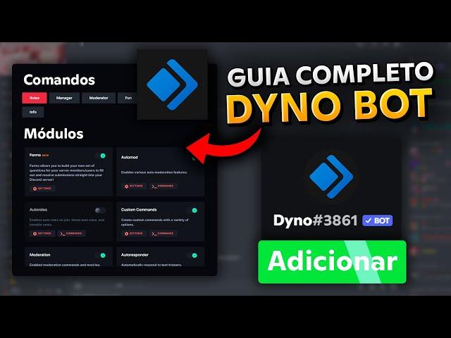 Como usar o DYNO BOT Completo - Guia Definitivo Discord