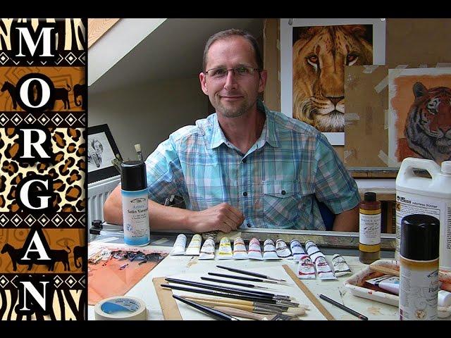 Painting Lessons - My Wildlife Art Painting Supplies Jason Morgan