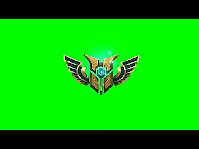 League of legends Lvl7 badge green screen