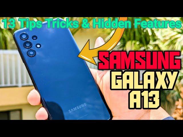 13 Tips and Tricks for the Samsung Galaxy A13 | Hidden Features!