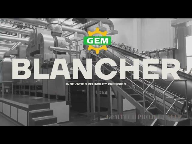 BLANCHER | GEMTECH | GENEX | COCONUT PROCESSING | FOOD PROCESSING