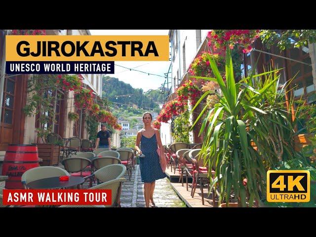 GJIROKASTER, ALBANIA  ASMR WALKING TOUR 🪷 OLD TOWN  THE MOST VISITED CITY BY TOURISTS [4K HDR]