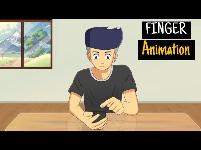 How To Animate/Draw On Mobile By Finger || Op Animation