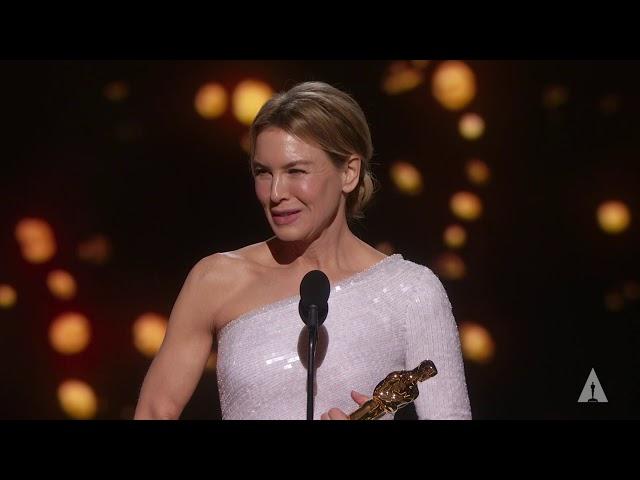 Renée Zellweger wins Best Actress | 92nd Oscars (2020)