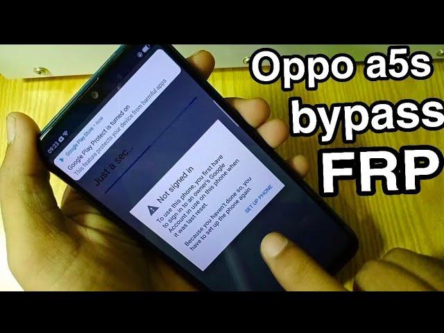 Oppo A5s CPH1909- AX5S CPH1920 FRP Bypass-Google Account Without Pc.