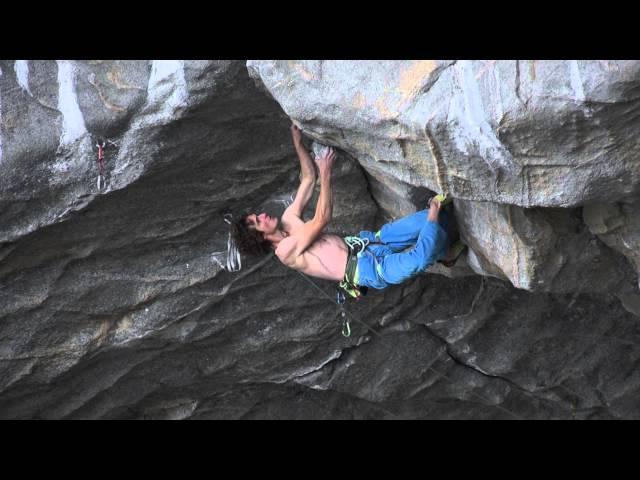 Adam Ondra - working Move 9b/+  -  Norway (2013)