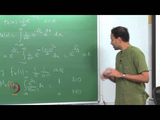 Mod-01 Lec-39 MOMENT GENERATING FUNCTION