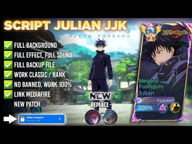 Script Skin Julian Jujutsu Kaisen Megumi No Password | Full Effect Voice | Terbaru