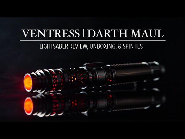 REPLICA "Ventress" LIGHTSABER! (CCSABERS Unboxing, Review, and Spin Test)