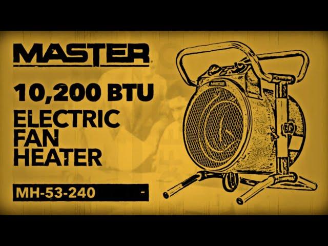 Master® | 10,200 BTU Electric Fan Heater