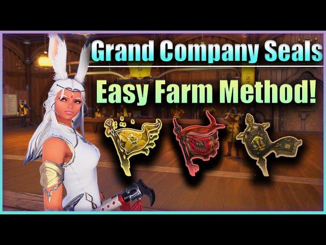 FFXIV Grand Company Seal Farming Guide! (Easiest Method!)