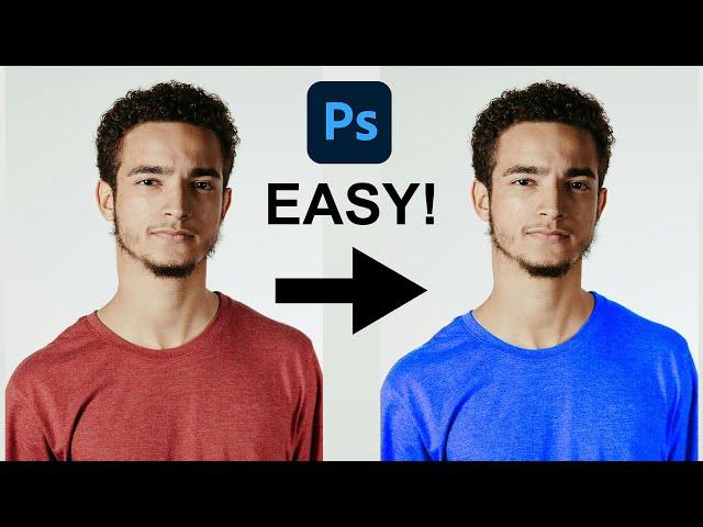 How To Change Shirt Color in Photoshop (Step By Step)