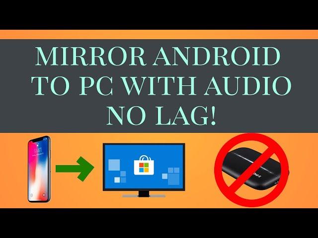 How to Mirror/Cast android to PC with Audio (NO LAG) using scrcpy (NO CAPTURE CARD)