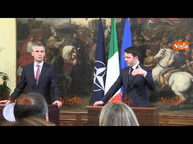 RENZI: MY ENGLISH IS BEAUTIFUL MA IL MIO PORTAVOCE PREFERISCE SE PARLO IN ITALIANO