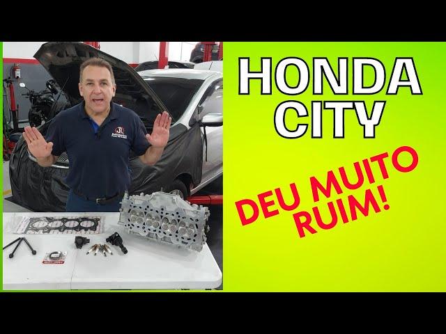 Honda City rosca da vela espanou!! Retífica do cabeçote,  junta do cabeçote SABÓ DE CHAPA