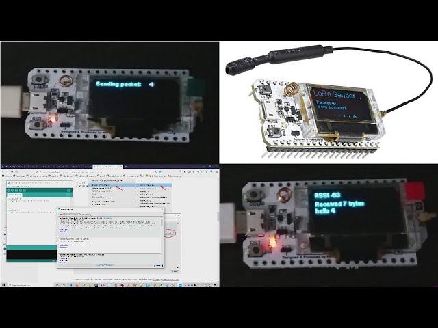 Easy Heltec ESP32 LoRa OLED Setup in the Arduino IDE