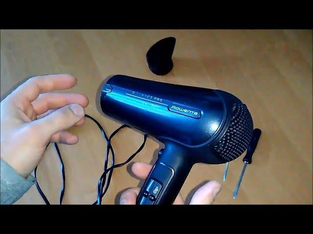 How to disassemble hair dryer Rowenta pro 2200 W