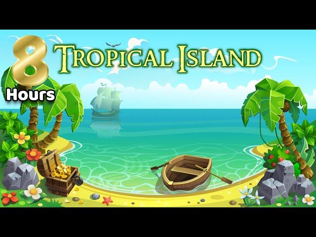 Sleep Story for Kids | 8 HOURS YOUR TROPICAL ISLAND | Sleep Meditation for Children