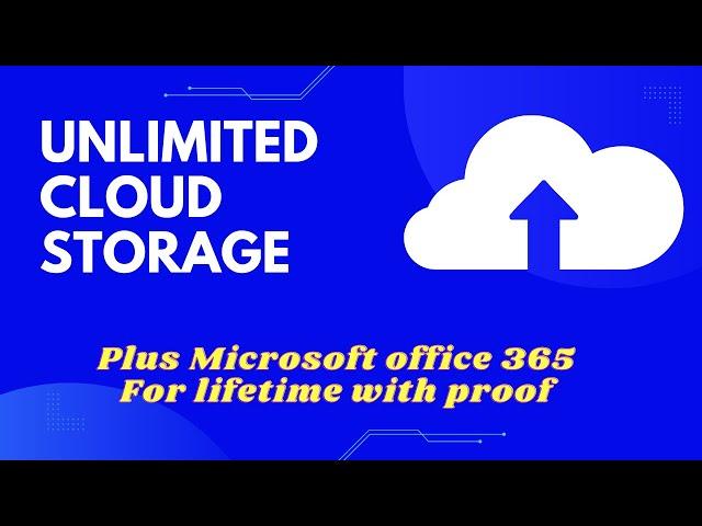 How to get 5TB +(Unlimited) OneDrive Cloud Storage for a Lifetime Absolutely Free | With Proof.