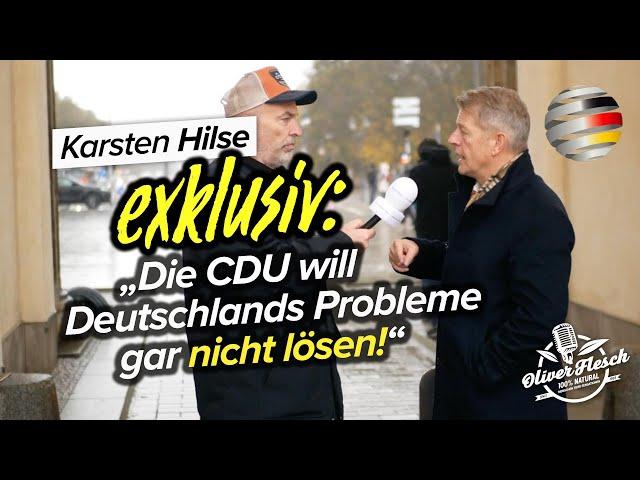 „Die CDU will Deutschlands Probleme gar nicht lösen!“ – Karsten Hilse (AfD) im Exklusivinterview