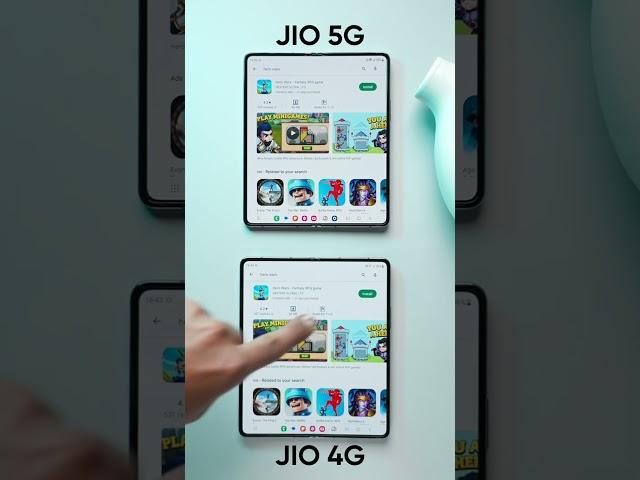 5G vs 4G Speed Test JIO Network