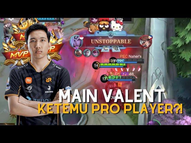 KETEMU PROPLAYER WAKTU MAIN VALENT!! - Mobile Legends