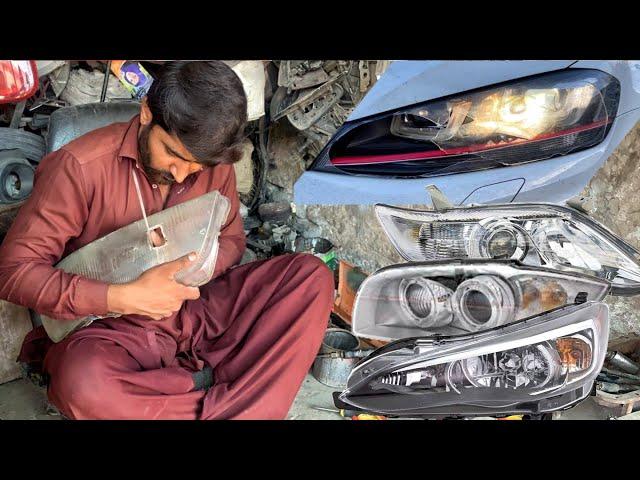 How to Repair Car Headlight Broken Lens in Just 5$ || How to Fix Broken Headlights With Baking Soda