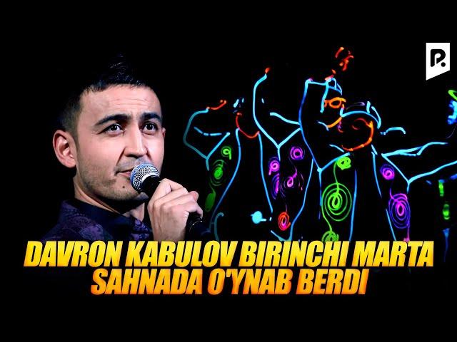 Million jamoasi - Davron Kabulov birinchi marta sahnada o'ynab berdi