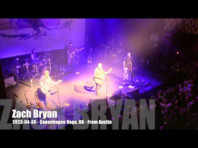 Zach Bryan - From Austin - 2023-04-30 - Copenhagen Vega, DK