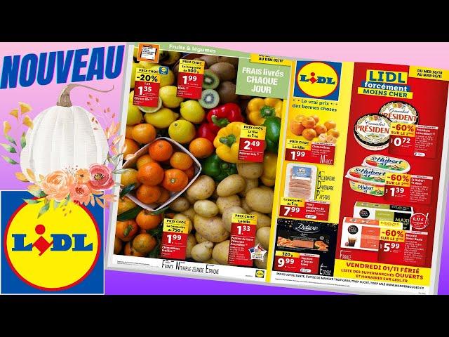 catalogue LIDL du 30 octobre au 5 novembre 2024  ALIMENTAIRE - FRANCE