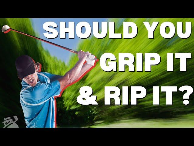 SHOULD YOU BE SWINGING AS FAST AS YOU CAN? | MYGOLFSPY